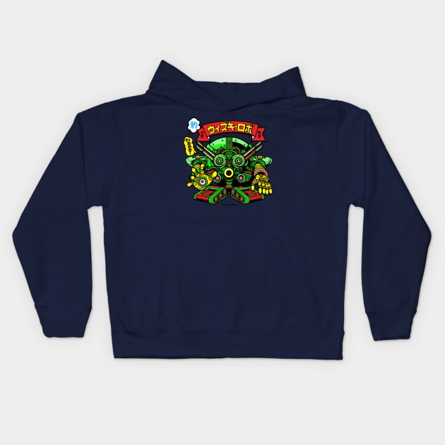 WH1Z-B0T Kids Hoodie by 1shtar